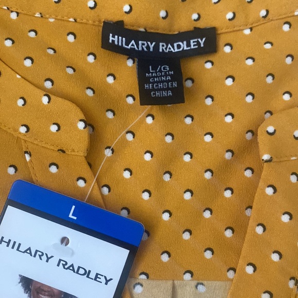 NWT Hilary Radley Ladies Printed Blouse - Picture 2 of 5